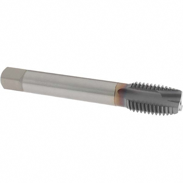 OSG 1651505208 Spiral Point Tap: 1-8, UNC, 3 Flutes, Plug, 2B, Powdered Metal, TiCN Finish Image