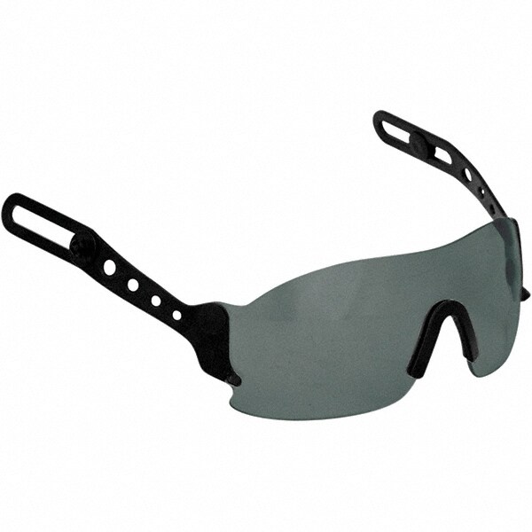 Hard Hat Clip Lenses: Polycarbonate, Black & Gray