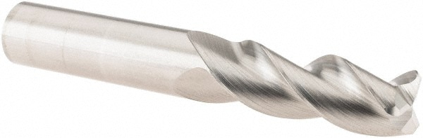 SGS 32761 Corner Radius End Mill: 3/8" Dia, 1" LOC, 0.06" Radius, 3 Flutes, Solid Carbide Image