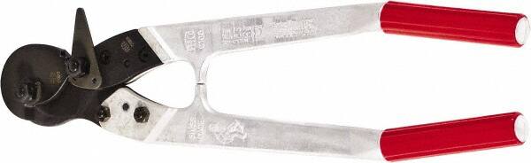 Cable Cutter: 0.63" Capacity, Aluminum Handle, 23" OAL