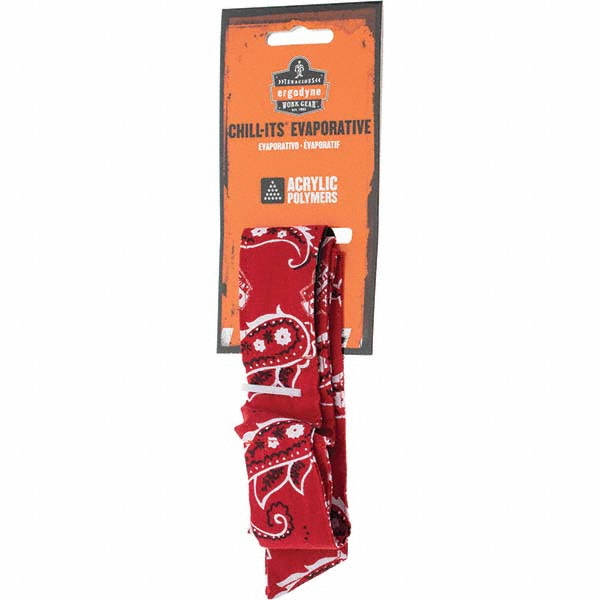 Ergodyne Cooling Headband Size Universal, Red, Cooling Relief, Hand