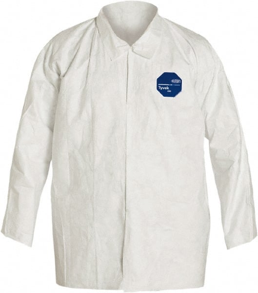 Dupont TY303SWHLG0050H 50 Qty 1 Pack Size L, White, General Purpose, Long Sleeve Shirt 