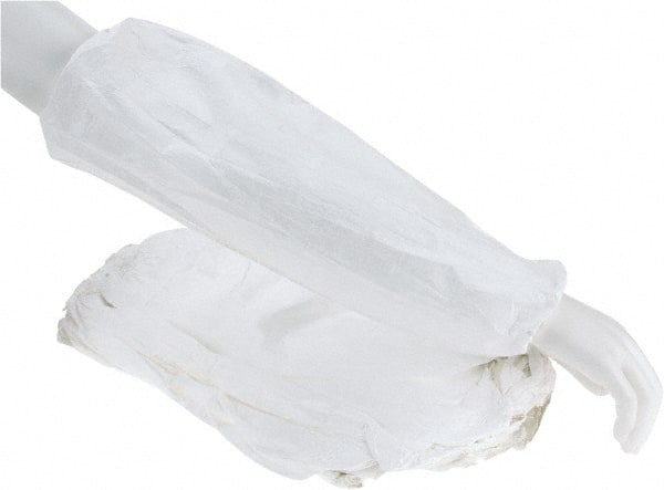 Dupont TY500SWH000200H Disposable Sleeves: Size Universal, Tyvek, White 