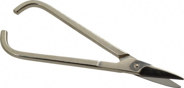 Light Metal Snips Scissors & Shears: 7" OAL, 1-1/2" LOC, Metal Blades