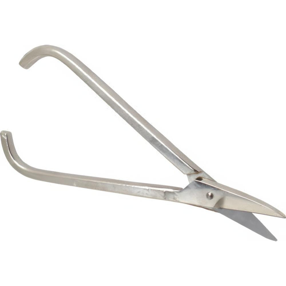 Light Metal Snips Scissors & Shears: 7" OAL, 1-1/2" LOC, Metal Blades - Use with Light Metal, 24 AWG Steel Capacity