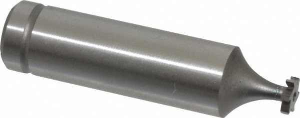 Made in USA CKY200 Woodruff Keyseat Cutter: 0.25" Cut Dia, 0.0625" Cut Width, 1/2" Shank Dia, Straight Tooth Image
