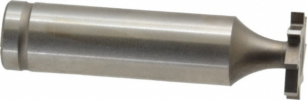 Made in USA CKY400 Woodruff Keyseat Cutter: 0.625" Cut Dia, 0.0938" Cut Width, 1/2" Shank Dia, Straight Tooth Image