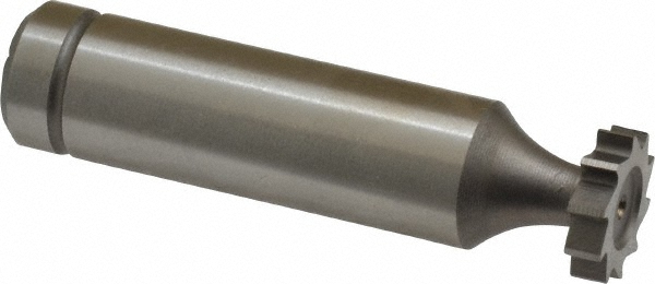 Made in USA CKY425 Woodruff Keyseat Cutter: 0.5" Cut Dia, 0.125" Cut Width, 1/2" Shank Dia, Straight Tooth Image