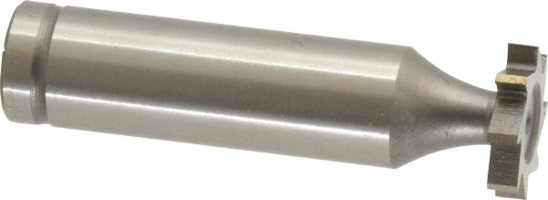Made in USA CKY450 Woodruff Keyseat Cutter: 0.625" Cut Dia, 0.125" Cut Width, 1/2" Shank Dia, Straight Tooth Image