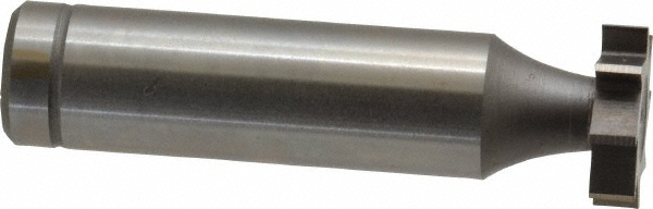 Made in USA CKY500 Woodruff Keyseat Cutter: 0.625" Cut Dia, 0.1563" Cut Width, 1/2" Shank Dia, Straight Tooth Image