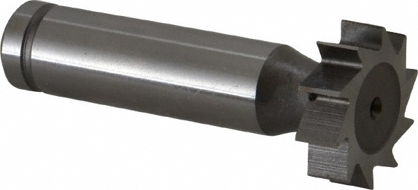Made in USA CKY825 Woodruff Keyseat Cutter: 0.875" Cut Dia, 0.25" Cut Width, 1/2" Shank Dia, Straight Tooth Image