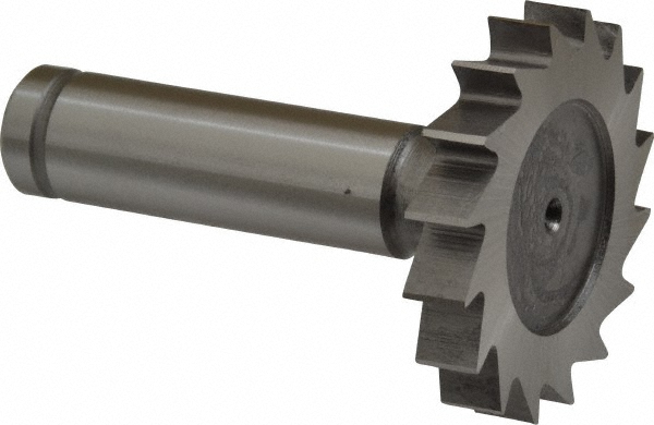 Made in USA CKY1025 Woodruff Keyseat Cutter: 1.5" Cut Dia, 0.25" Cut Width, 1/2" Shank Dia, Straight Tooth Image