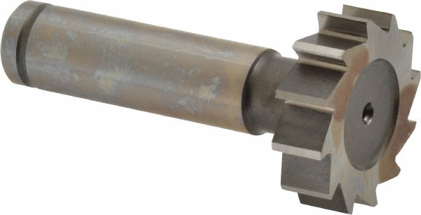 Made in USA CKY1075 Woodruff Keyseat Cutter: 1.125" Cut Dia, 0.3125" Cut Width, 1/2" Shank Dia, Straight Tooth Image