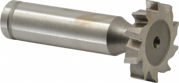 Made in USA CSTKY725 Woodruff Keyseat Cutter: 1" Cut Dia, 0.1875" Cut Width, 1/2" Shank Dia, Staggered Tooth Image