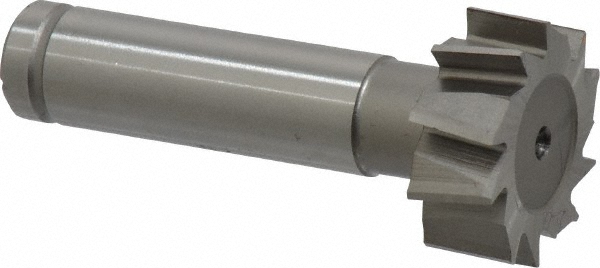 Made in USA CSTKY775 Woodruff Keyseat Cutter: 1" Cut Dia, 0.375" Cut Width, 1/2" Shank Dia, Staggered Tooth Image