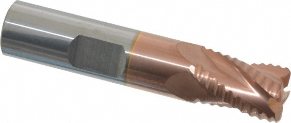 ProMax 100-03222 Corner Radius End Mill: 1/2" Dia, 5/8" LOC, 0.055 to 0.065" Radius, 4 Flutes, Solid Carbide Image