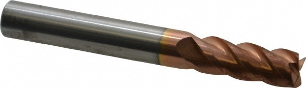 ProMax 111-02012 Square End Mill: 5/16 Dia, 3/4 LOC, 5/16 Shank Dia, 2-1/2 OAL, 4 Flutes, Solid Carbide Image