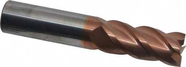 ProMax 111-04812 Square End Mill: 3/4 Dia, 1-5/8 LOC, 3/4 Shank Dia, 4 OAL, 4 Flutes, Solid Carbide Image