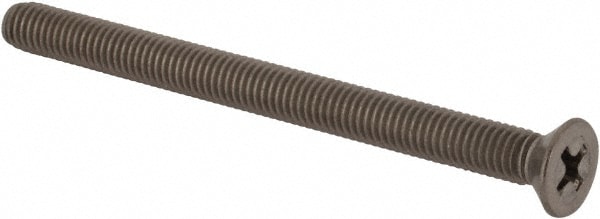 Value Collection R57500116 Machine Screw: #10-32 x 2-1/2", Flat Head, Phillips Image