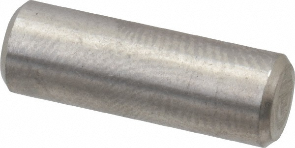 Value Collection 245163PS Standard Pull Out Dowel Pin: 1/4 x 3/4", Stainless Steel, Grade 316, Bright Finish Image