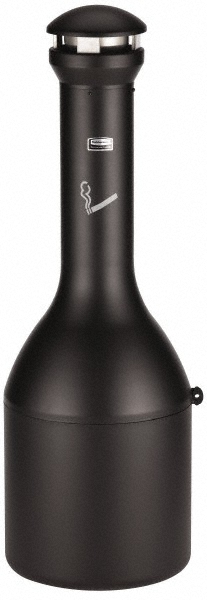 4.1 Gal Stainless Steel Cigarette & Cigar Receptacle - 13" Wide x 39" High