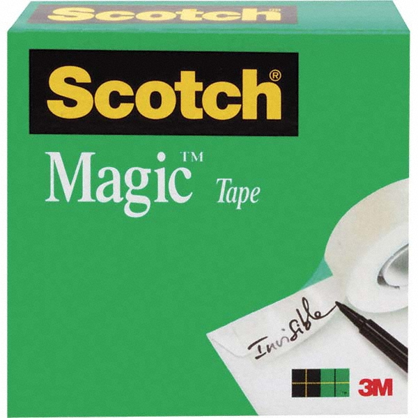 3M | Scotch Packing Tape: 1" Wide, Translucent, Rubber Adhesive - Polyvinyl Chloride Film, 2.3 mil Thick | 36-Pack | 36-Pack | Part #7000029135