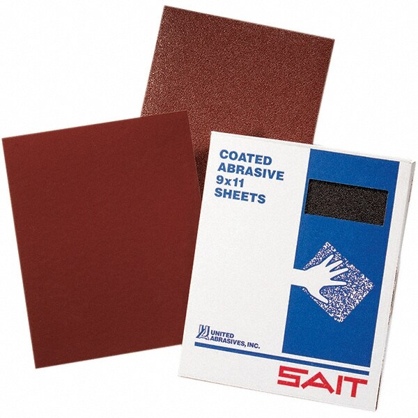 Sanding Sheet: 80 Grit, Aluminum Oxide