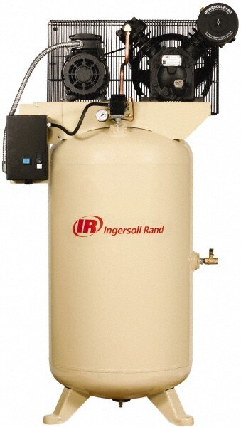 Stationary Electric Air Compressor: 5 hp, 80 gal