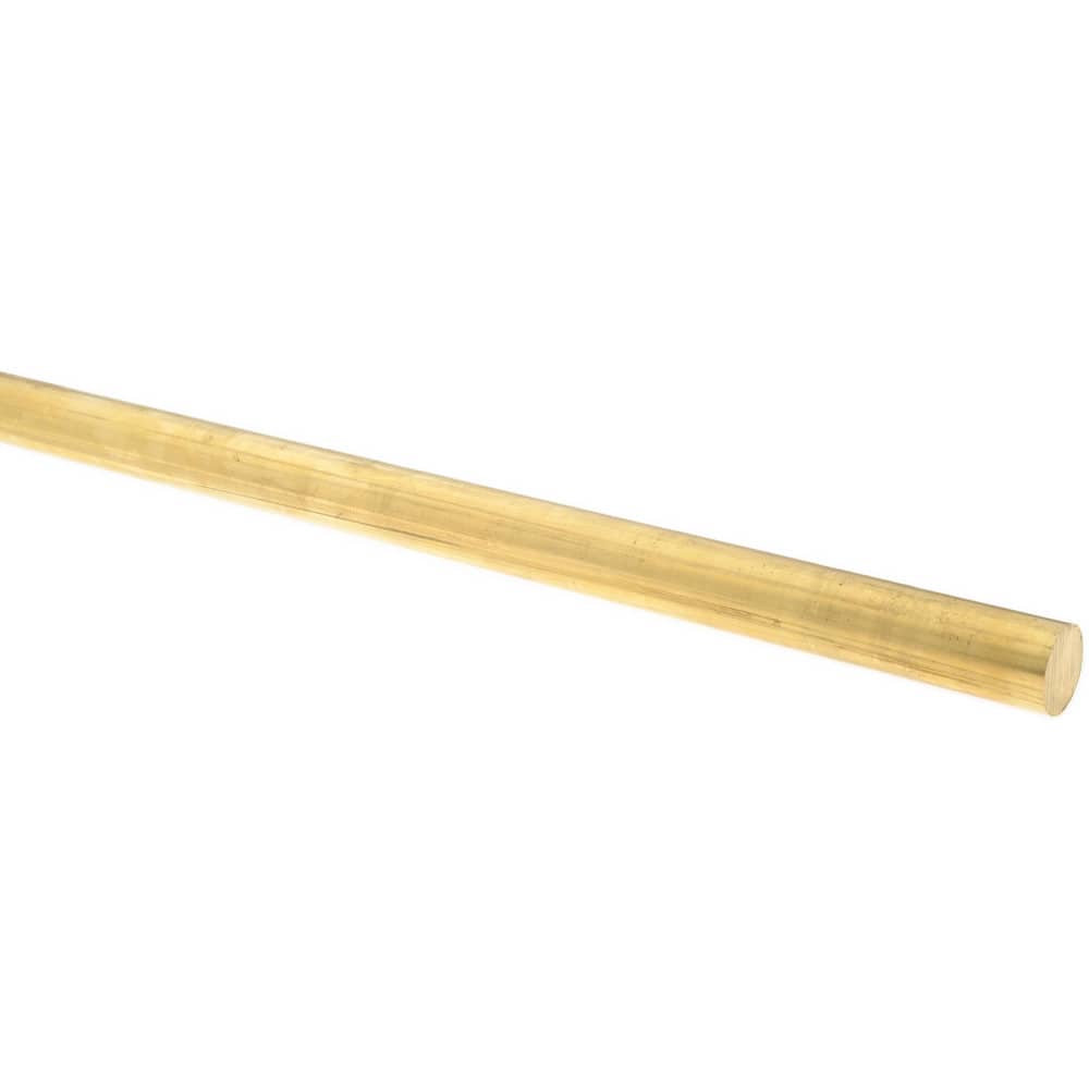 DMiotech 1Pack 6mm x 400mm, Brass Solid Round Rod, Brass Rod Lathe Bar  Stock for DIY Craft