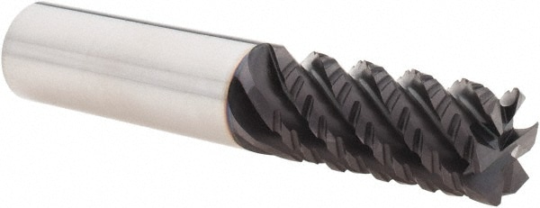 Guhring 9030980158700 Corner Chamfer End Mill: 0.625" Dia, 1.25" LOC, 6 Flute, 0.02" Chamfer Width, Solid Carbide Image