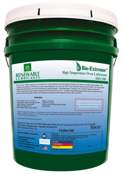 Renewable Lubricants 81874 Lubricant: 5 gal Pail 