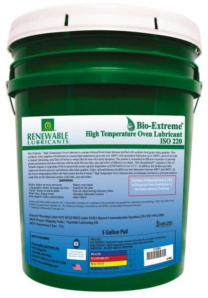 Renewable Lubricants 81884 Lubricant: 5 gal Pail 