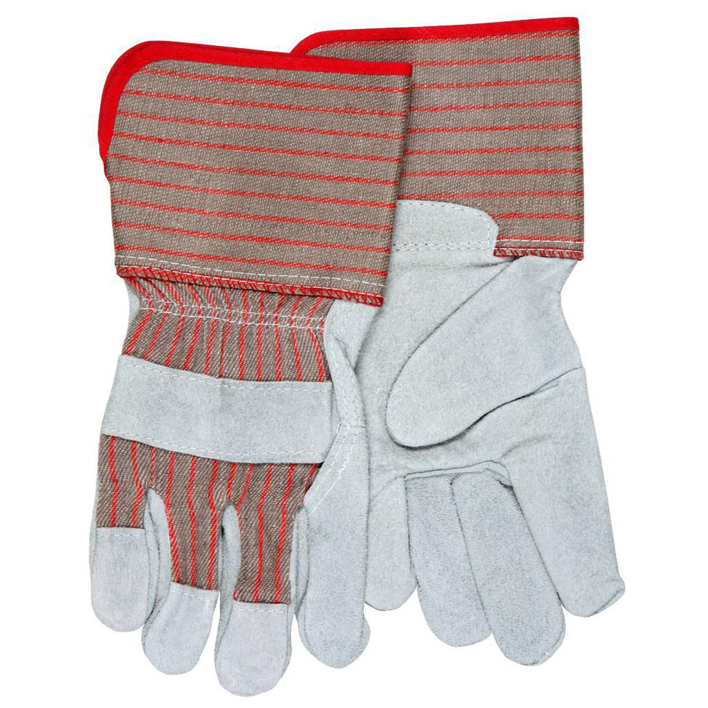 Gloves: Size L, Fleece-Lined, Cowhide