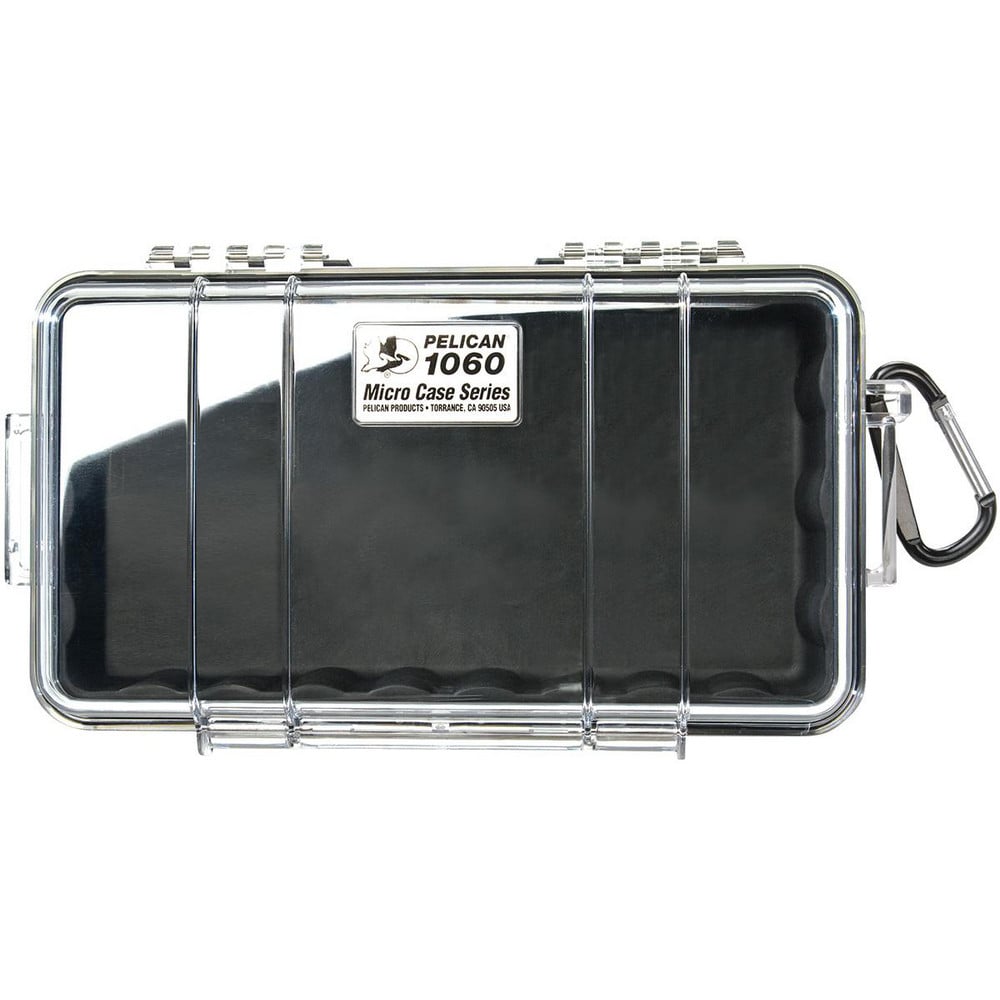 Pelican Products, Inc. 1060-025-100 Clamshell Hard Case: Liner Foam, 5-9/16" Wide, 2.63" Deep, 2-5/8" High Image