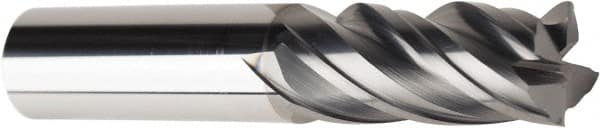 American Tool Service 680-7500 Square End Mill: 3/4" Dia, 4 Flutes, 1-3/4" LOC, Solid Carbide 