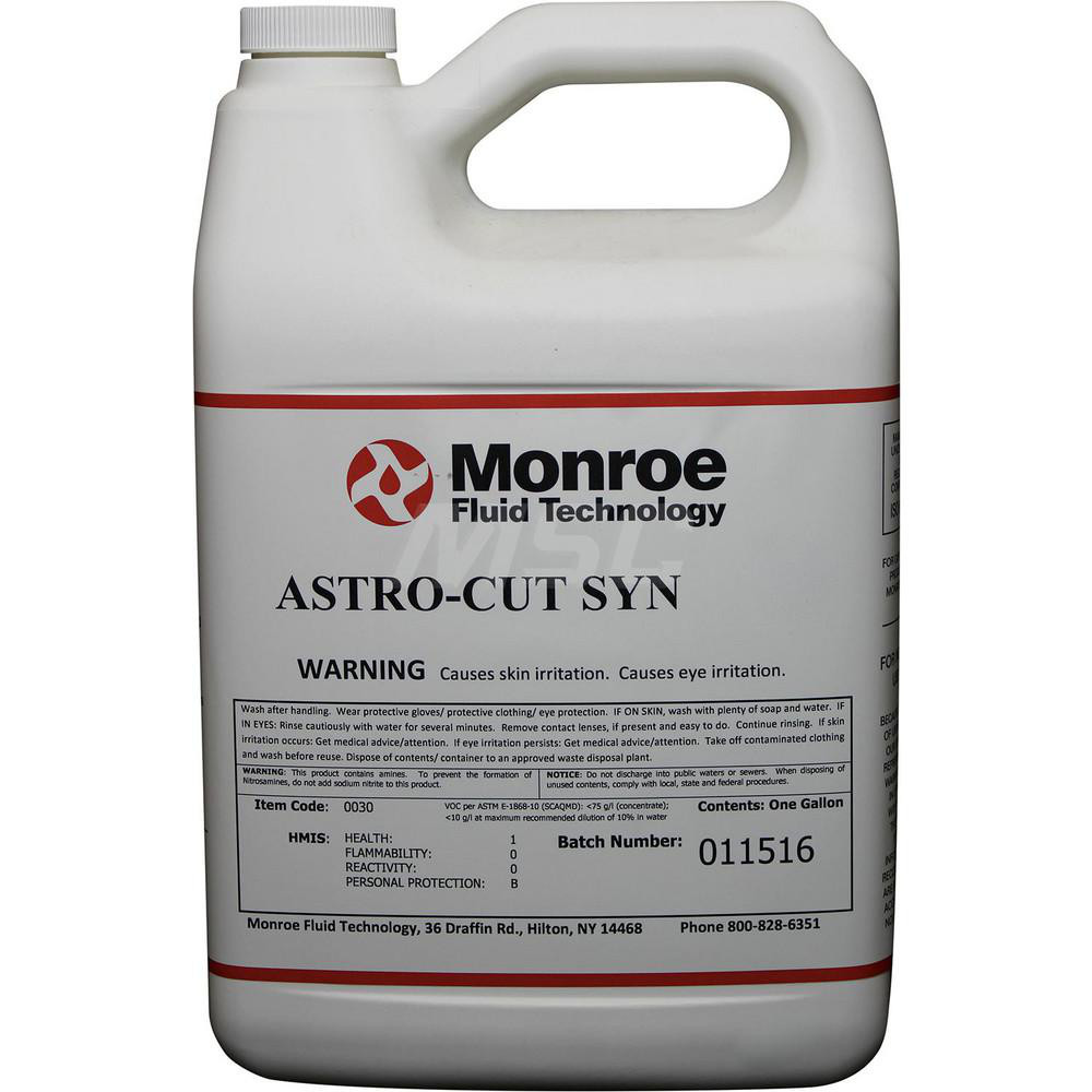 Monroe Fluid Technology Cutting & Grinding Fluid Monroe ASTROCUT SYN, 55 gal Drum MSC Direct