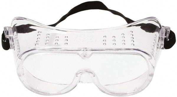 Safety Goggles: Impact, Uncoated, Clear Polycarbonate Lenses