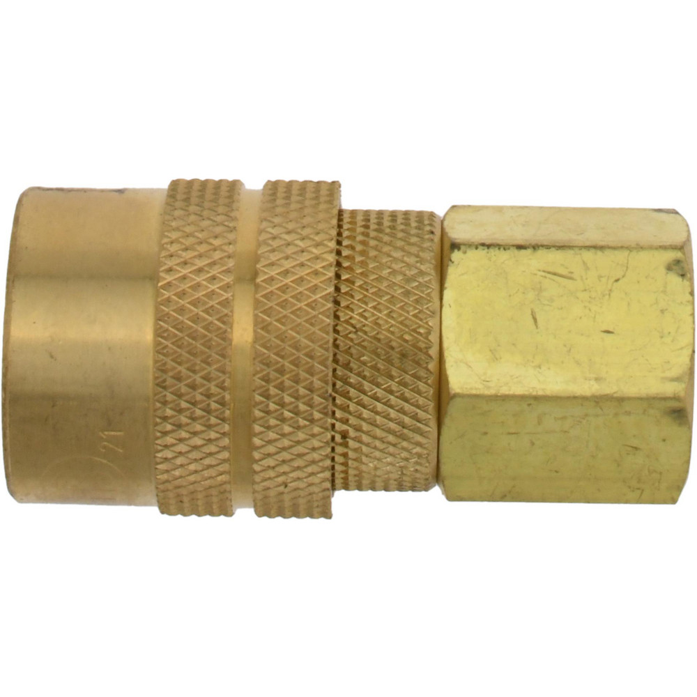 Pneumatic Hose Coupling: 3/8" Thread, Industrial Interchange
