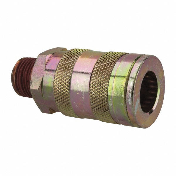 3/8 Male NPT Tru-Flate Automotive Pneumatic Hose Coupler
