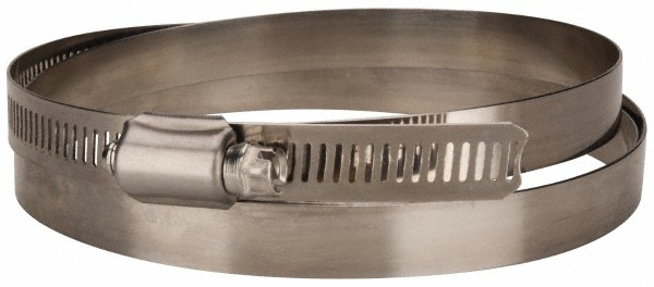 Worm Gear Clamp: SAE 212, 11-3/4 to 13-3/4" Dia, Stainless Steel Band