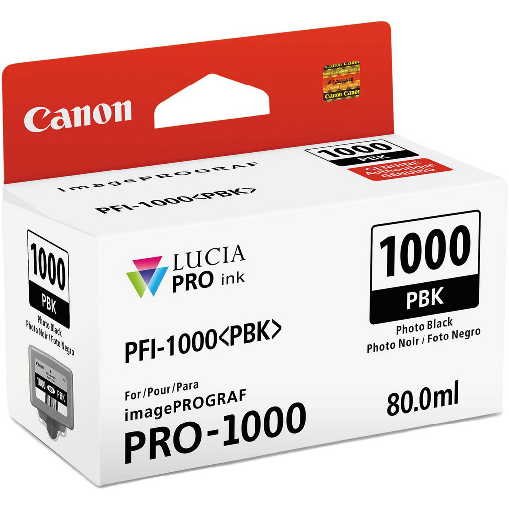 Canon Prostream Ink Canon - Office Machine Supplies: Ink/Ink Cartridges, Photo Black | MSC ...