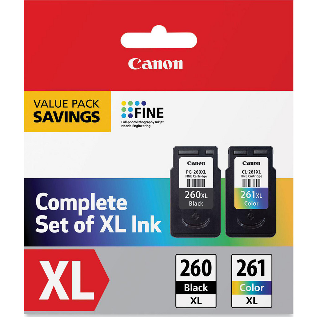 Canon Office Machine Supplies: Ink/Ink Cartridges, Black & Color, 1 per Pack - Use w/ Canon® PIXMA TR7020, TR7020a, TS5320, TS6420, TS6420a