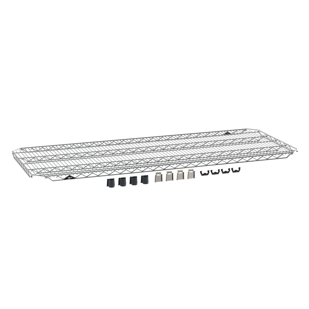 Wire Shelving: Shelving Type: Super Erecta EZ-ADD Wire Shelf; Starter or Add-On: Add-On; Shelf Type: Clip; Adjustment Type: Split Sleeve