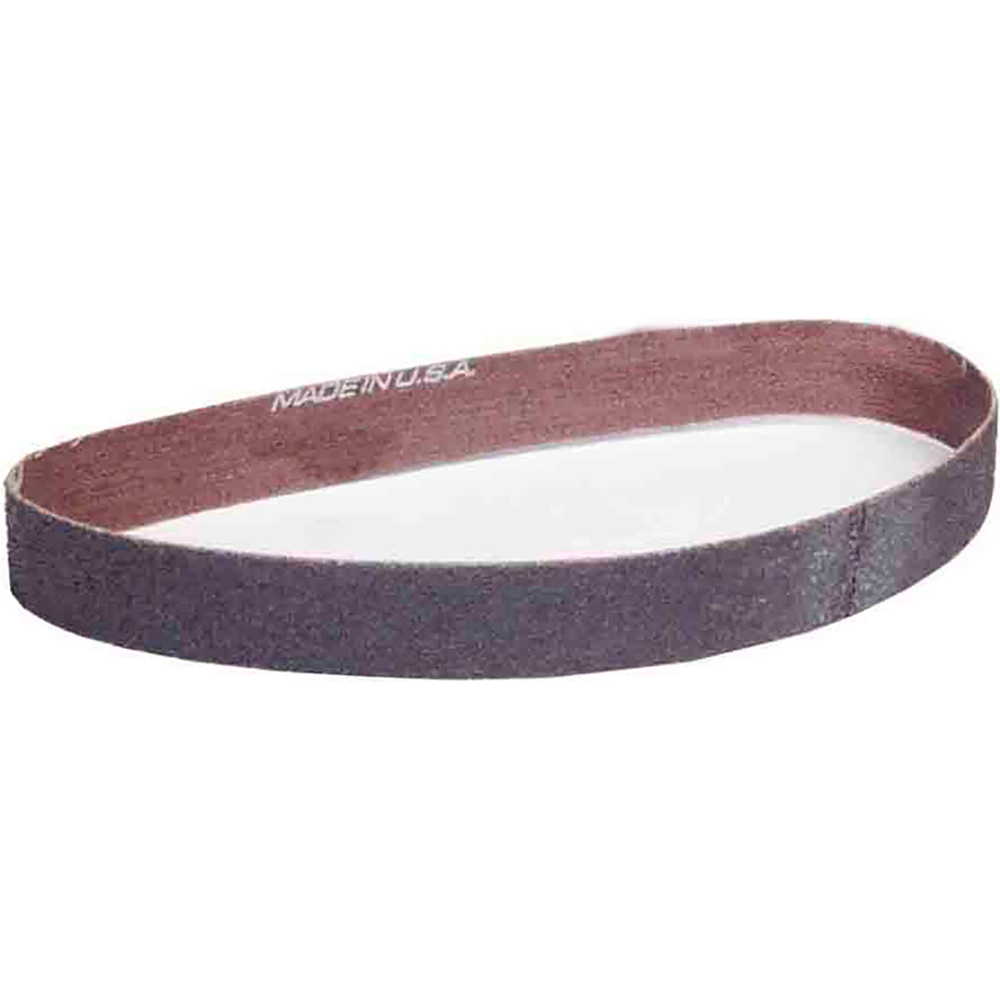Abrasive Belt: 3/4" Wide, 20-1/2" OAL, 80 Grit, Aluminum Oxide - Coated, Coarse Grade, X Weighted, Wet & Dry,  Series R283