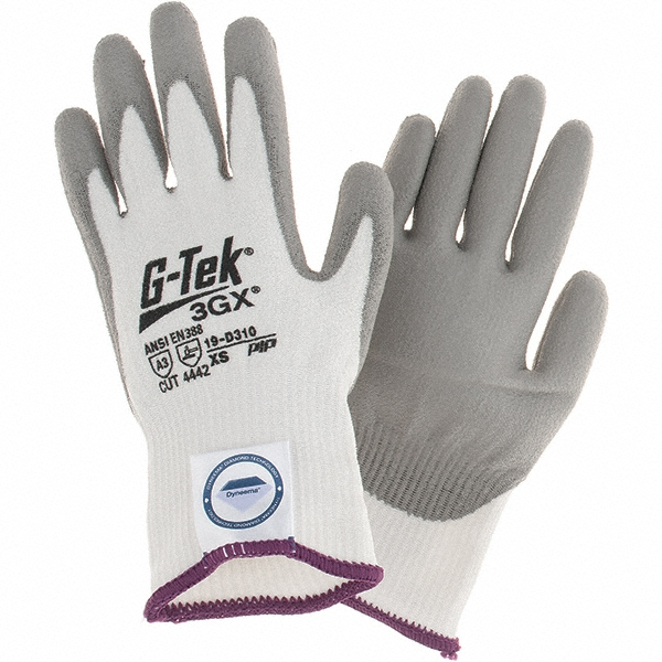 PIP CutResistant Gloves Size XS, ANSI Cut A3, Dyneema 40841397