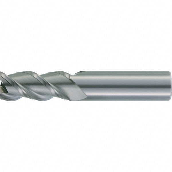 Kennametal 3870460 Corner Radius End Mill: 1/4" Dia, 1" LOC, 0.015" Radius, 3 Flutes, Solid Carbide Image