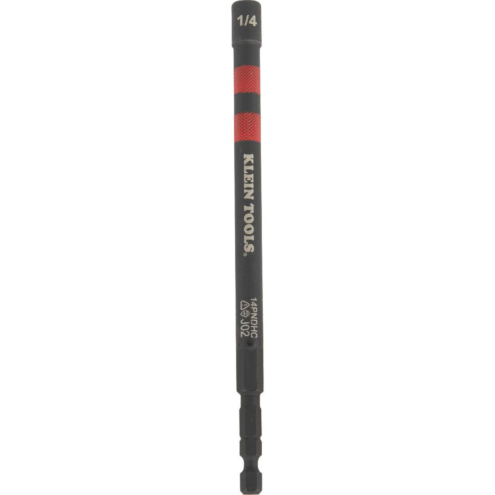 Klein Tools Nut Drivers: Tool Type: Magnetic Nut Driver; Size (Decimal Inch): 1/4; Shaft Type: Hollow Shaft | Part #14PNDHC