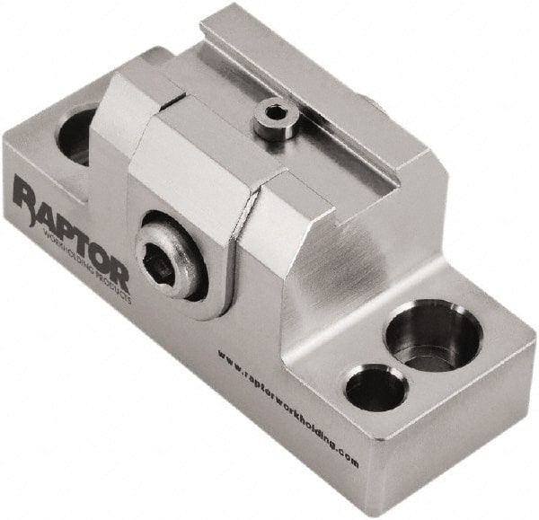 Raptor Workholding RWP-019SS Modular Dovetail Vise: 1-1/4 Jaw Width, 1/8 Jaw Height, 0.37 Max Jaw Capacity 