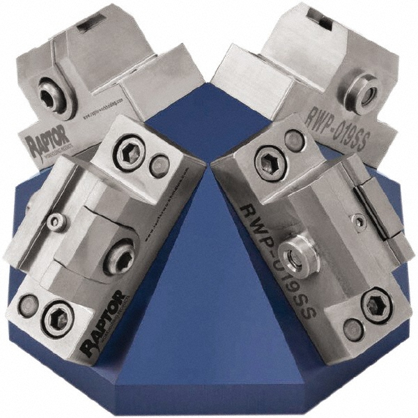 Raptor Workholding Modular Dovetail Vise 3/8'' Jaw Width, 0.37'' Max