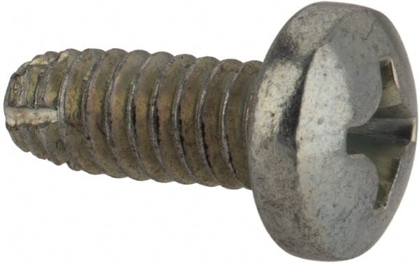 Zinc Plated Finish Star Drive Type F Steel Thread Cutting Screw Pan Head 5//8 Length #6-32 Thread Size Pack of 100